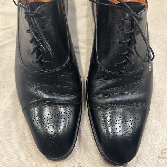 Santoni Danby Cap Toe Oxford Shoes - Picture 3 of 10